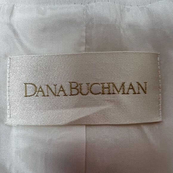 Dana Buchman Vintage 90s Black & White Skirt Suit Set — Jacket & Pencil Skirt - Picture 12 of 13